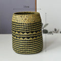 Axyaa Straw Flower Basket: Versatile Vase and Plant Container for Home Decor