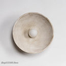 Axyaa Circle Wall Lamp: Retro Japanese Style Bedroom Sconces for Indoor Lighting