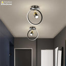 Axyaa Nordic LED Ceiling Lamp Modern Interior Lighting for Home Decor