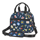 Axyaa Insulated Lunch Bag Women Thermal Portable Tote Cooler Handbag