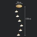 Axyaa Modern LED Chandeliers for Dining Room | Pendant Lights for Ceiling | Indoor Lighting