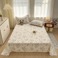Axyaa Small Fresh Jet Cotton Sheet Single: Ideal for Student Dorms