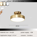 Axyaa Circular Cloakroom Lights, Luxury Balcony Ceiling Lights