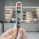 Axyaa Stainless Steel Enamel Spoon Set - Elegant European Tableware for Desserts