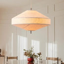 Axyaa Wabi Sabi Fabric Pendant Light LED Chandelier for Home Decor