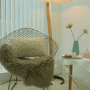Axyaa Beige Pillow Cover 45*45cm Winter Essential for Living Room Sofa Decor