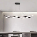 Axyaa LED Chandelier: Modern Aluminum Pendant Light for Home Interior Lighting
