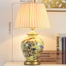 Axyaa Contemporary Ceramic Table Lamp for Living Room Bedroom, Hotel Decor