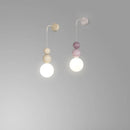 Axyaa 3-Head Macaron Wall Lamp for Dining Room Kitchen Hallway Background Lighting