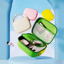Axyaa EVA Travel Cosmetic Bag and Makeup Brush Organizer