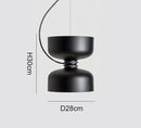 Nordic Cream Chandelier by Axyaa: Small LED Pendant for Restaurant and Bar