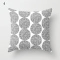 Axyaa Grey Family Pillowcase Square Cushion Cover for Home Office