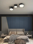 Axyaa Modern Minimalist Geometry LED Ceiling Lamp for Living Room, Dining Room, Study, Bedroom