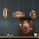 Axyaa Nordic Glass Pendant Light: Modern, Luxury, Small-Sized Design