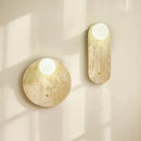 Axyaa Wabi Sabi Stone Wall Sconce, Nordic Style Bedroom Living Room Lamp