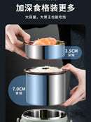 Axyaa 3-Layer Insulated Stainless Steel Student Bento Lunch Box