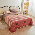 Axyaa Panda Print Milk Velvet Queen Size Blanket - Soft & Warm Flannel Sofa Throw