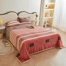 Axyaa Panda Print Milk Velvet Queen Size Blanket - Soft & Warm Flannel Sofa Throw