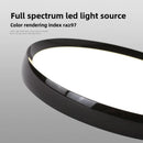 Axyaa Modern Black LED Ceiling Light Remote Control Living Room Bedroom