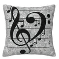 Retro Music Cassette & Vinyl Pillows Cushion Cover for Sofa, Bedroom & Car