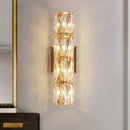 Axyaa Luxury Crystal Wall Lamp for Living Room & Bedroom