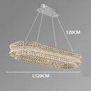 Axyaa Crystal Chandelier Pendant Light for Luxury Living Room and Bedroom Lighting