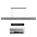 Axyaa Modern Luxury Linear Chandelier for Dining Room Office Bar Table
