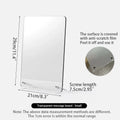 Axyaa Acrylic Memo Board with Magnetic Desktop Design - Clear, Reusable & Writable
