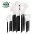 Axyaa Rose Gold Stainless Steel Cutlery Set - 20 Piece Dinnerware Flatware