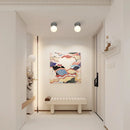 Axyaa Micro-Cement Ceiling Lamp for Porch & Cloakroom - Bright Lighting Solution