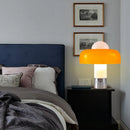 Axyaa Orange Glass Mushroom Lamp for Modern Bedroom and Restaurant Light