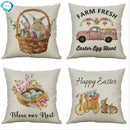 Axyaa Easter Egg Hunt Festival Cushion Cover 45X45CM