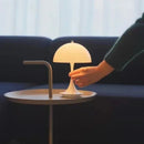 Axyaa Mushroom Table Lamp USB Rechargeable LED Night Light for Bedroom and Dining Rooms