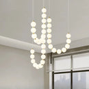 Axyaa Magic Bean Pearl Necklace Pendant Light - Buddha Bead Pendant Lights