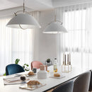 Axyaa Designer Monochrome Metal Pendant Light E27 Hanging Lamp