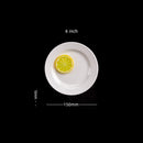 Axyaa Melamine Steak Trays Round Dinner Plates Dining Sets Hotel Househould