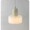 Axyaa Glass Pendant Light Chandelier for Dining Room Bedroom, LED Fixture - Nordic Style
