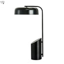 Axyaa Marble Base Iron Art Table Lamp LED E27, Minimalist Design for Bedroom or Living Room