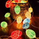 Axyaa Easter Egg Lights: Battery Operated Fairy String Lights for Home Party Decor
