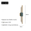 Axyaa Marble Wall Lamp for Hotel Living Room Bedroom Decor