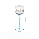 Axyaa Goblet Light Luxury Glassware for Champagne, Cocktails, and Water
