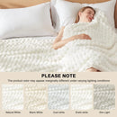 Axyaa Fast Heat 3D Jacquard Electric Heated Blanket - 6 Settings & 4 Hours
