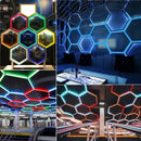 Axyaa Hex LED Garage Light Ceiling Panel with Remote