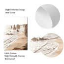 Axyaa Coastal Bridge Canvas Print Nordic Wall Art Poster for Living Room