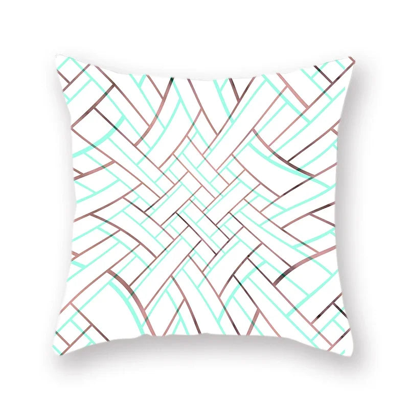Axyaa Abstract Arrow Star Pattern Cushion Cover 45x45cm
