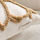 Axyaa Chenille Plush Pumpkin Embroidered Cushion Cover for Home Decor