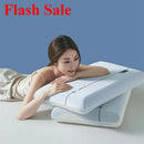 Axyaa Memory Cotton Neck Pillow with Double Core for Deep Sleep