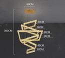 Axyaa Crystal Chandeliers: Modern LED Ceiling Hanging Lights for Living Room