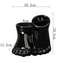 Axyaa Creative Feet Shape Ceramic Vase Home Office Decor Craft