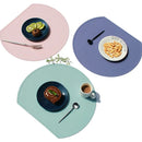 Axyaa Silicone Round Placemats - Set of 6